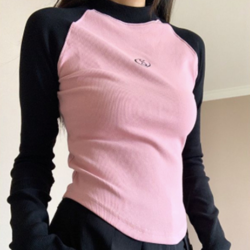 pink/black long sleeve